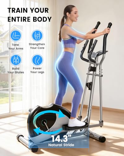 LCD monitor elliptical machine