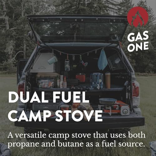 Dual fuel camping stove burner