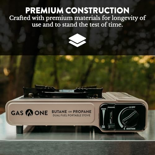 Side view of the GS-3400P stove