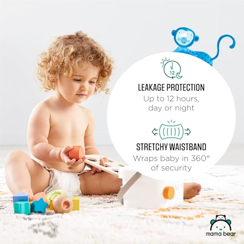 Diagram of Mama Bear diaper leak protection