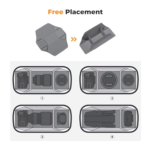 Interior view of K&F CONCEPT sling with dividers