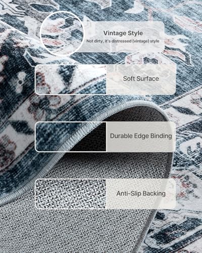 Top view of rectangular 8x10 rug