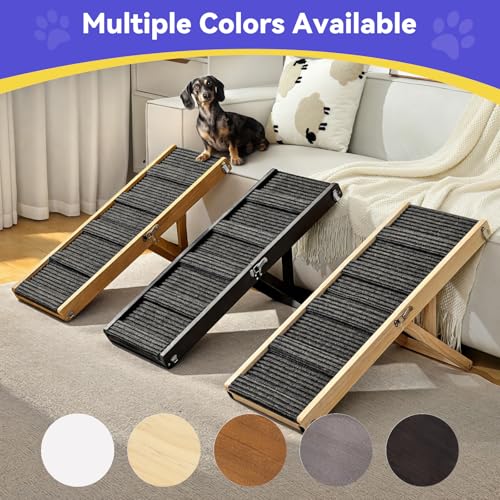 Pawaboo dog ramp set to tallest height position