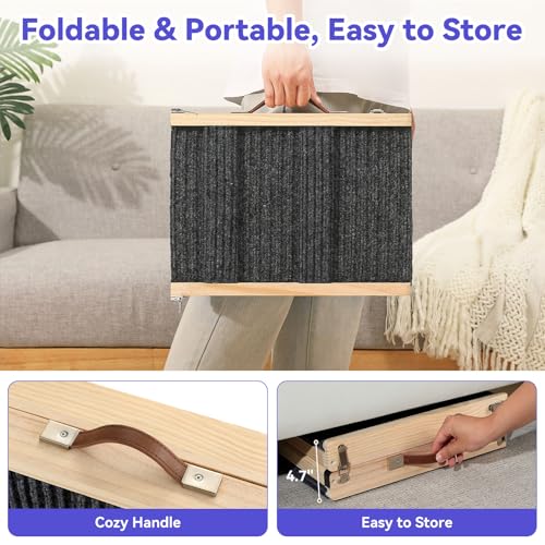 Wide legs for stability on Pawaboo dog ramp