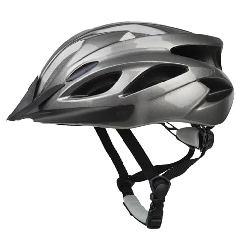 Gianfto Adult Cycling Bike Helmet Titanium profile view
