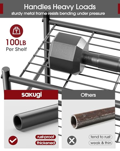Sakugi rack used in a kitchen pantry