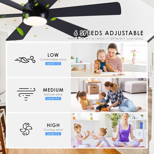 Asyko ceiling fan with white light setting