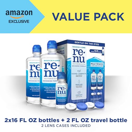 Renu lens case included with bottles
