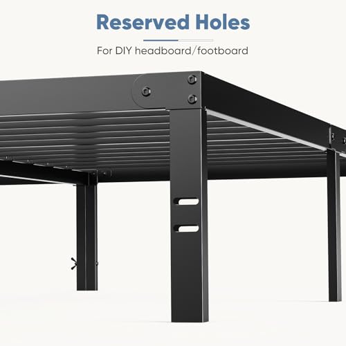 Metal slats on the DUMOS full bed frame