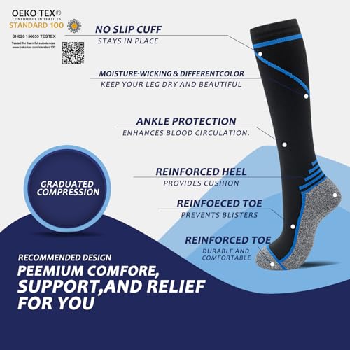 fenglaoda compression socks showing arch support