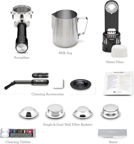 Brushed Stainless Steel Breville espresso machine