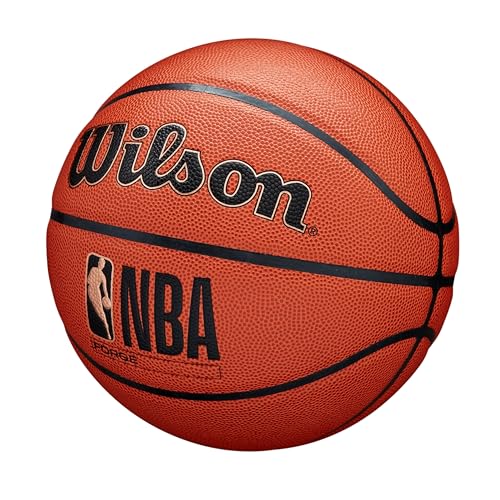 Close up of WILSON NBA Forge surface texture