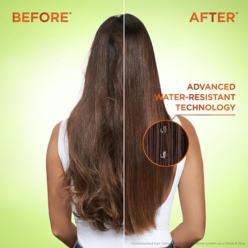 Back of bottle showing Garnier Fructis usage instructions