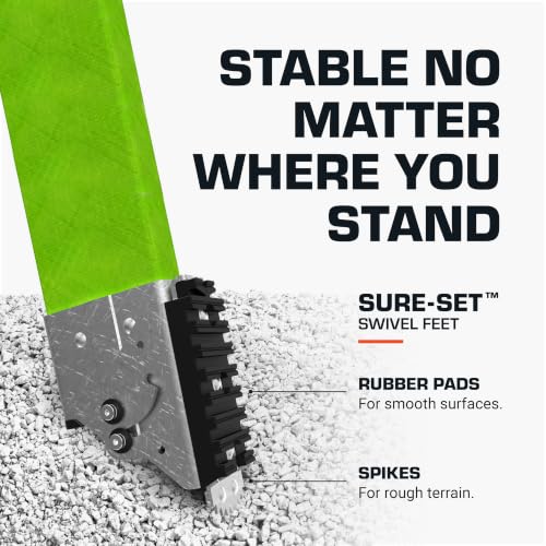 HyperLite ladder with built-in bubble level