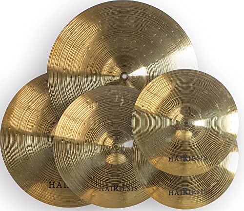 HAIRIESIS 5-piece T6 gold cymbal set