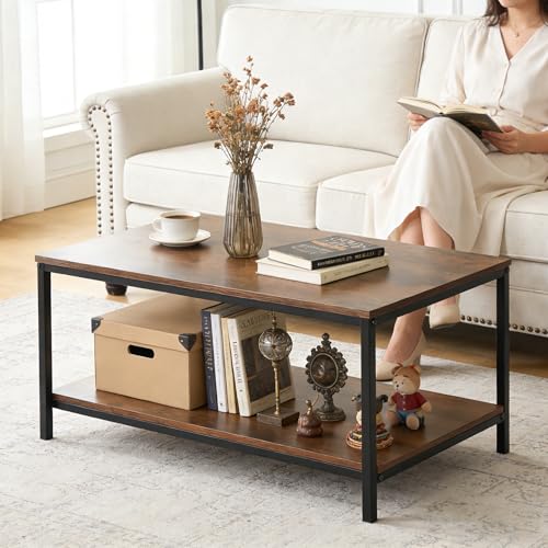 Top view of the 31.5-inch rectangular coffee table