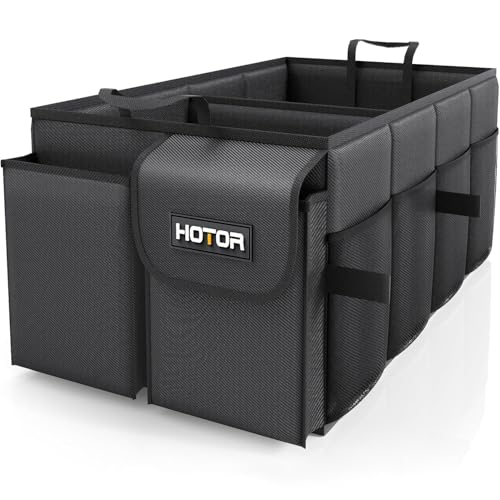 HOTOR trunk storage unit with organized groceries