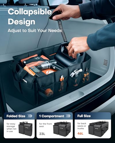 Interior view of HOTOR organizer compartments
