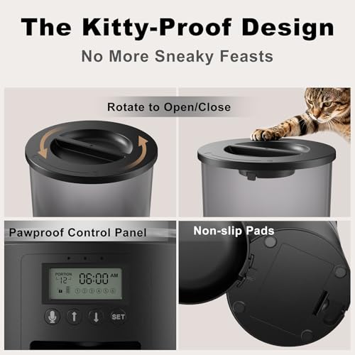 Control panel on Miaosical cat feeder