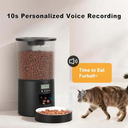 Miaosical cat feeder single feeding bowl