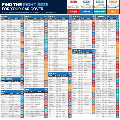 Tozaroa C4 size chart