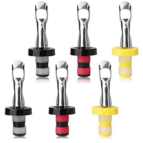 KINMINGZHU 6pcs Reusable Wine Stoppers set