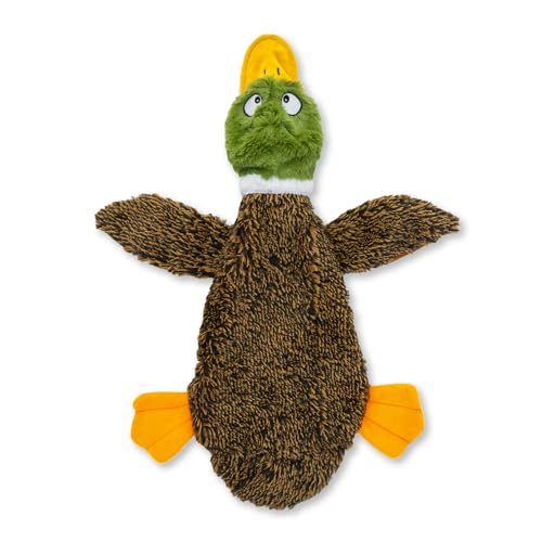 Best Pet Supplies 2-in-1 Fun Skin Stuffless Dog Toy Wild Duck Small