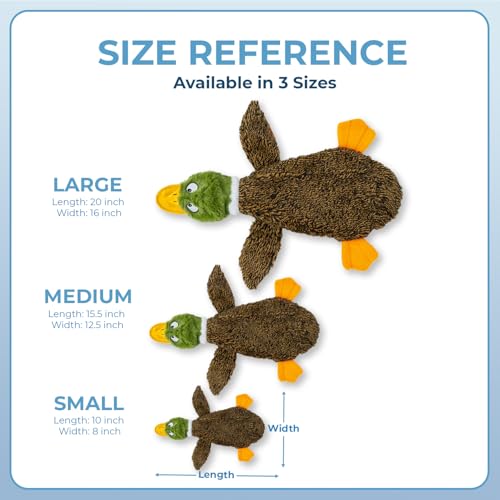 Detailed stitching of the Best Pet Supplies wild duck dog toy