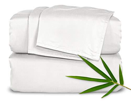 Pure Bamboo King sheet set white folded