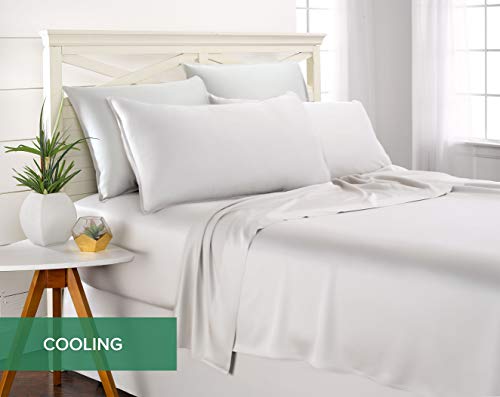 Pure Bamboo sheet set fitted sheet corner