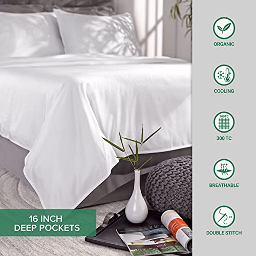 Pure Bamboo sheets on a king bed