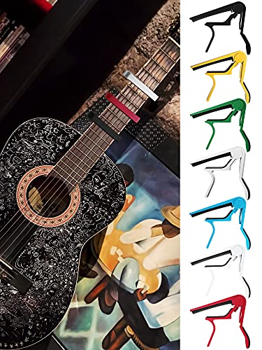 Yeshone capo on acoustic guitar neck