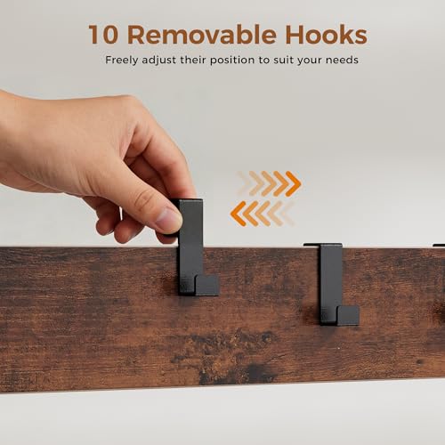 DUMOS coat rack wire shelves