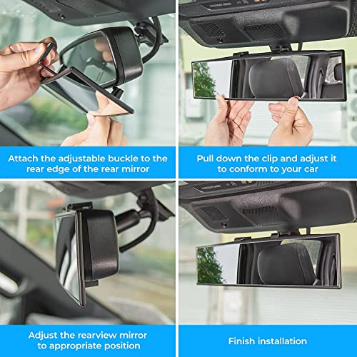 JOYTUTUS mirror installed in a car interior