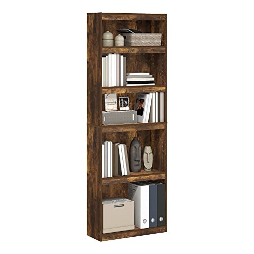 Furinno Jaya 5-Tier Book Shelf front view