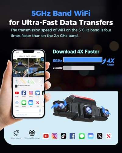 ZMOPO D435 mobile app interface