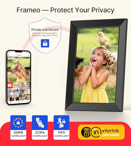 BIGASUO frame displaying a family photograph