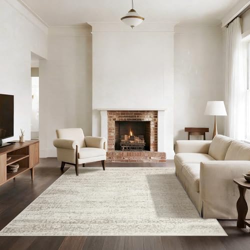 Close up of Srugn vintage beige rug texture