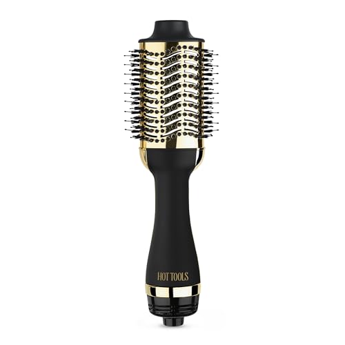 HOT TOOLS 24K Gold Blow Dryer Brush front view