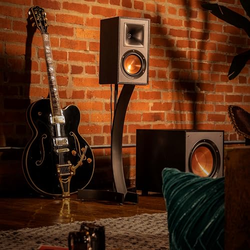 Klipsch R-41M speakers angled view