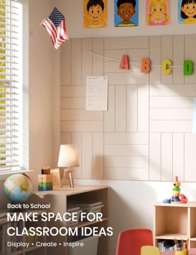 Adhesive tabs for bulletin board installation