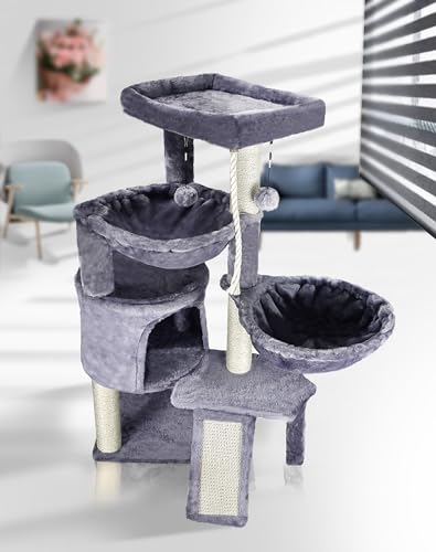 Smouatou cat tree top perch view