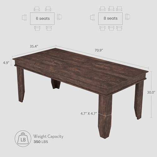 Dark walnut wood grain tabletop texture