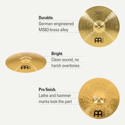 Meinl HCS 10 inch splash cymbal bonus piece