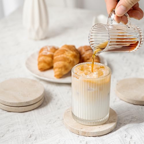 WORHE coasters with thick cork backing