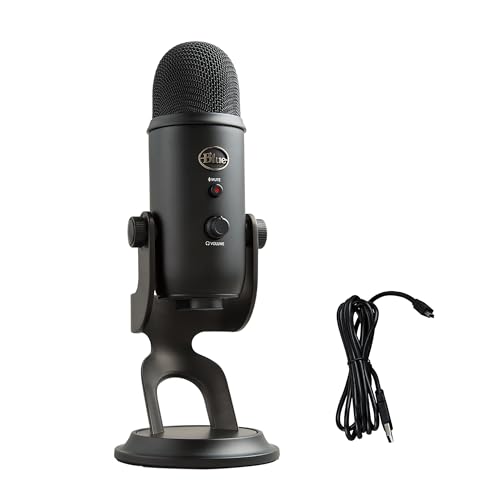 Logitech G Blue Yeti Blackout front view