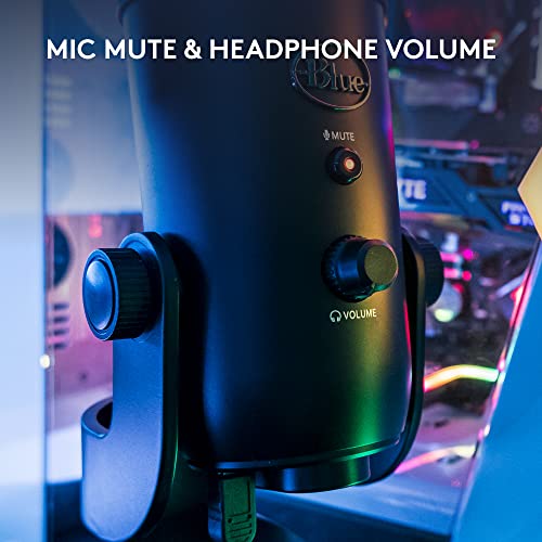 Logitech G Blue Yeti in a studio setup