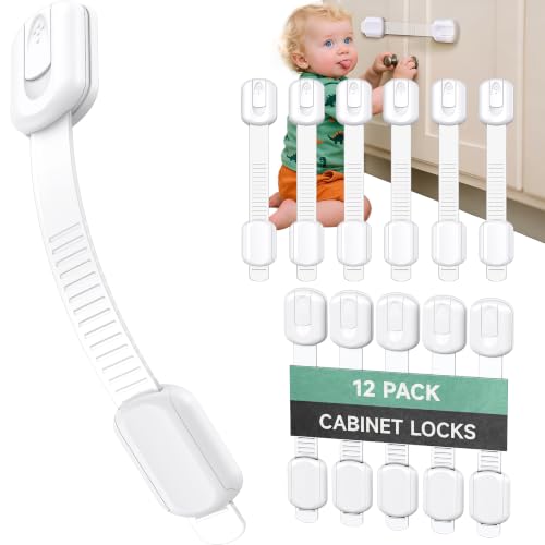 Infinno cabinet locks 12 pack overview