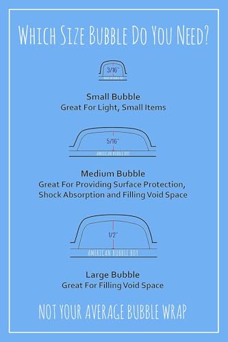 Perforated American Bubble Boy packaging material