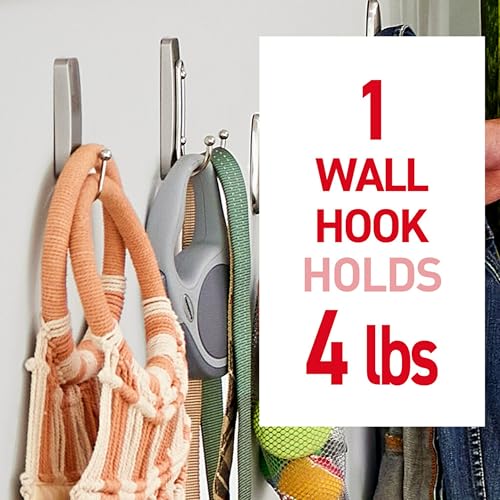Adhesive strips included with hooks